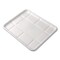 Eco-Products 10.52 in. x 8.5 in. x 0.5 in. Sugarcane Fiber Meat and Produce Food Trays - White (300/Carton)